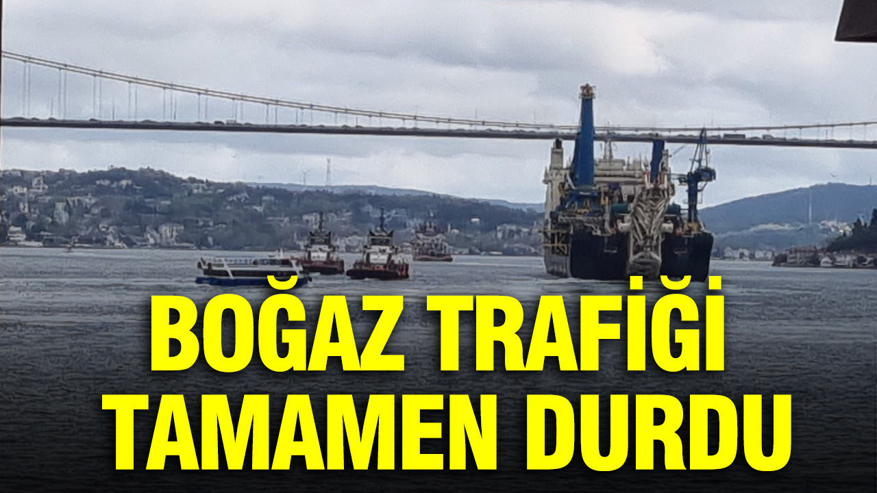 İstanbul Boğazı’nda Deniz Trafiği Tek Yöne Dönüştü