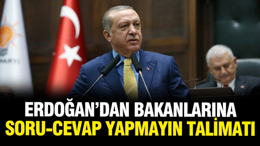 Erdoğan’dan Bakanlara: “Basınla Soru-Cevap Yapmayın” Talimatı